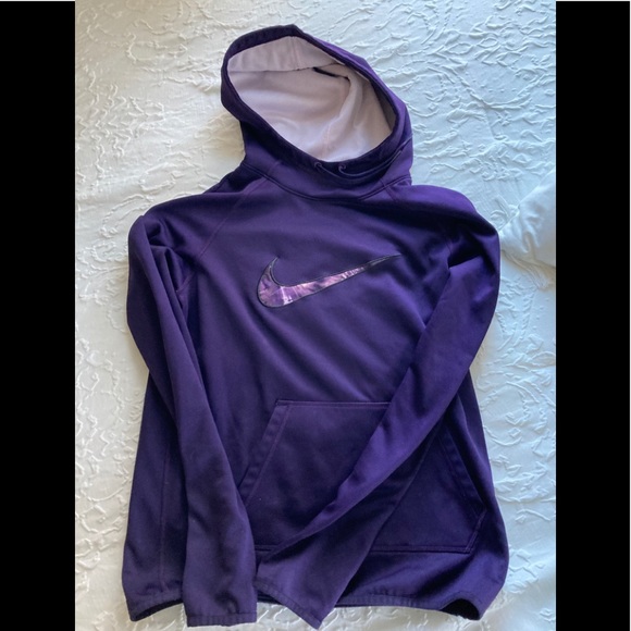 Nike Tops - Nike Purple Fleece Sweatshirt
